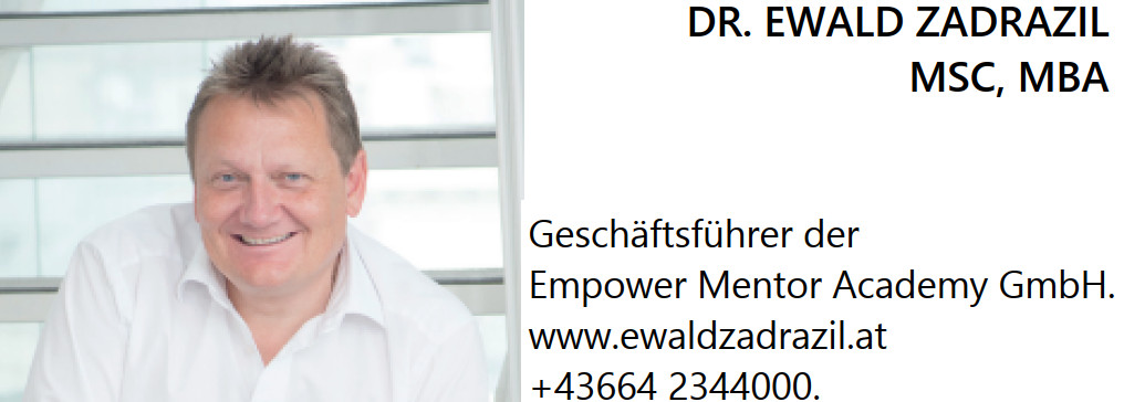 Dr. Ewald Zadrazil MSC, MBA